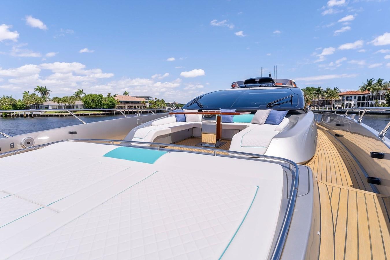 a boat on a deck aboard PERRI BEACH Yacht for Sale