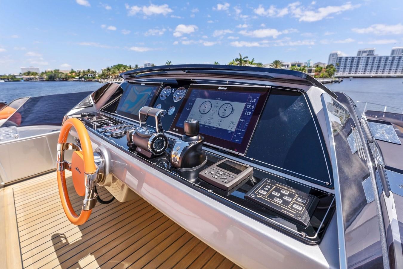 the inside of a car aboard PERRI BEACH Yacht for Sale