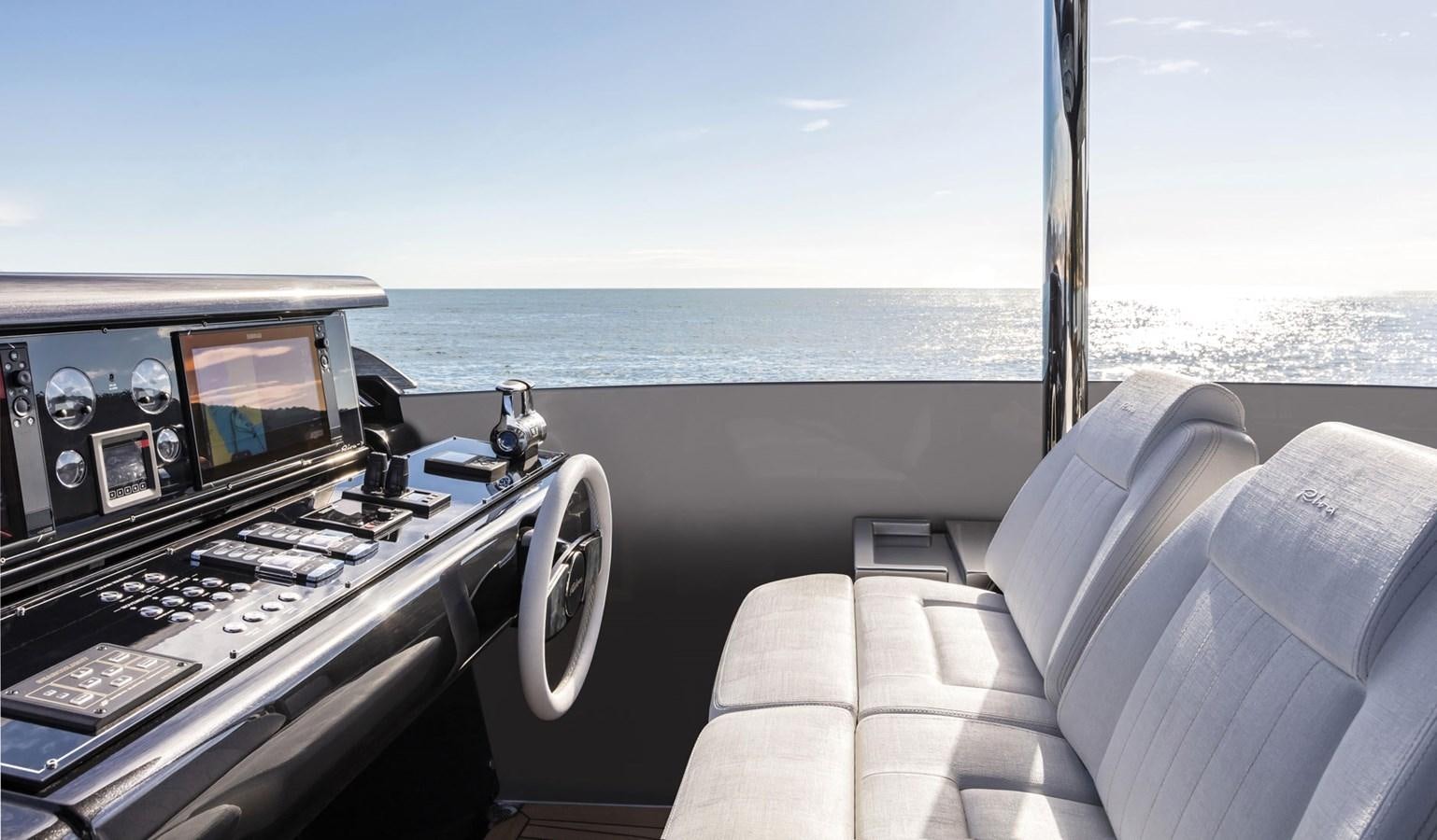 inside of a car aboard UNDISCLOSED Yacht for Sale