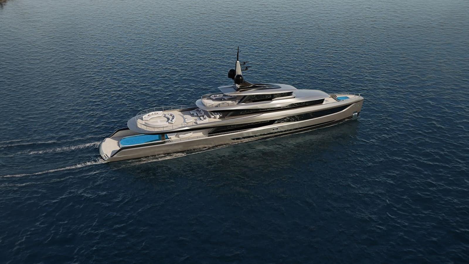 a boat in the water aboard VIRTUS XP HULL 02 Yacht for Sale