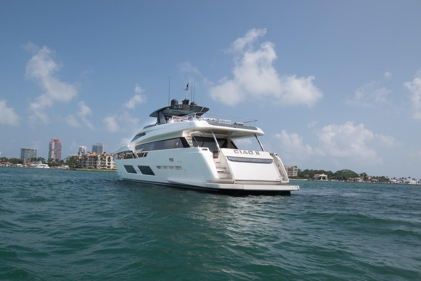 a boat in the water aboard CIAO II Yacht for Sale