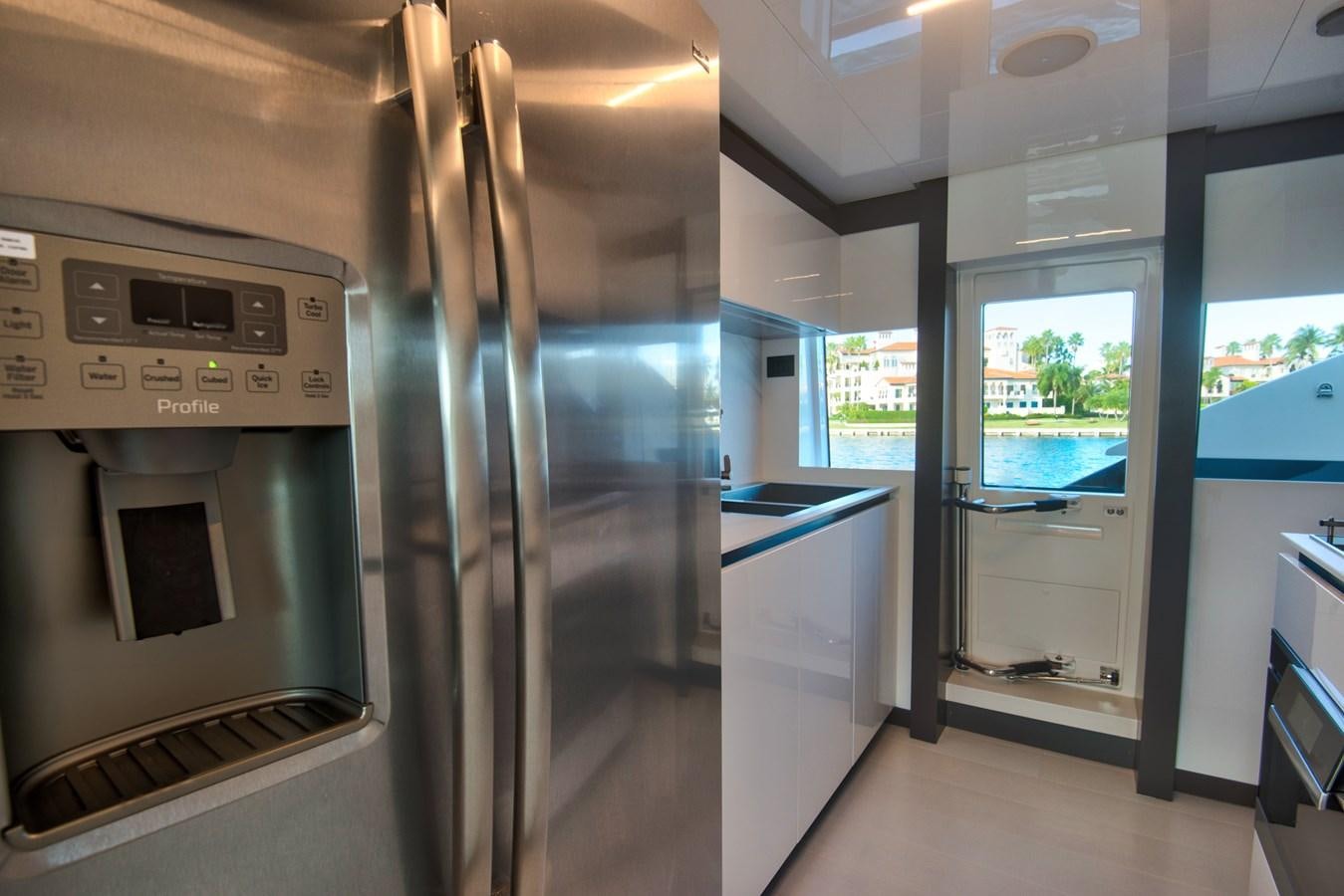 a room with machines aboard CIAO II Yacht for Sale