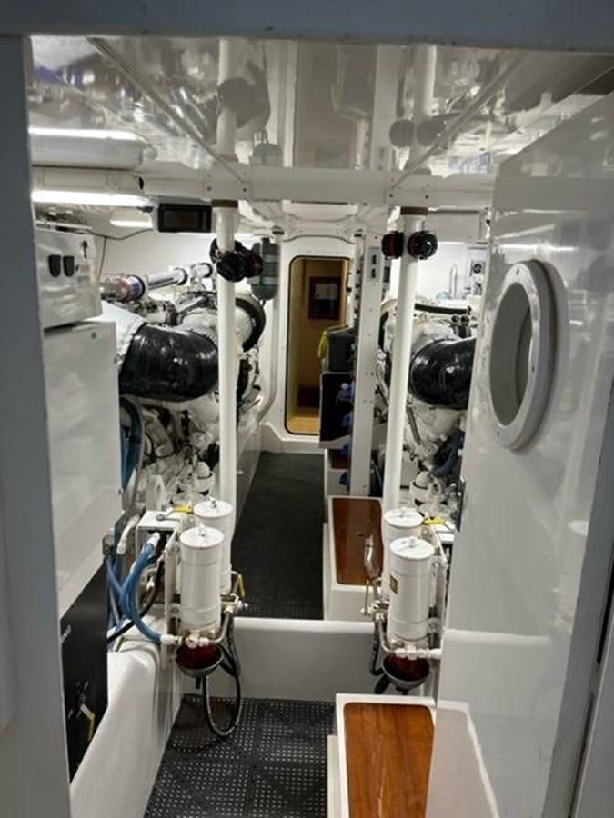a room with machines aboard CENTURY STAR Yacht for Sale
