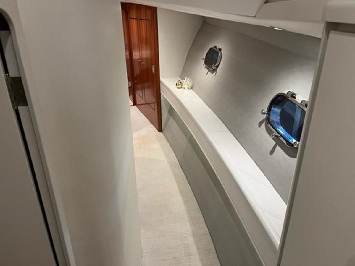 a bathroom with a tub and a sink aboard CENTURY STAR Yacht for Sale