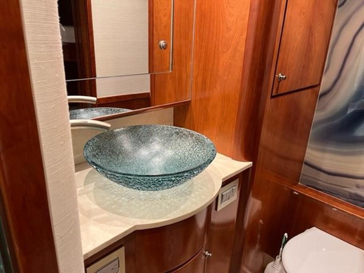 a round green object on a counter aboard CENTURY STAR Yacht for Sale