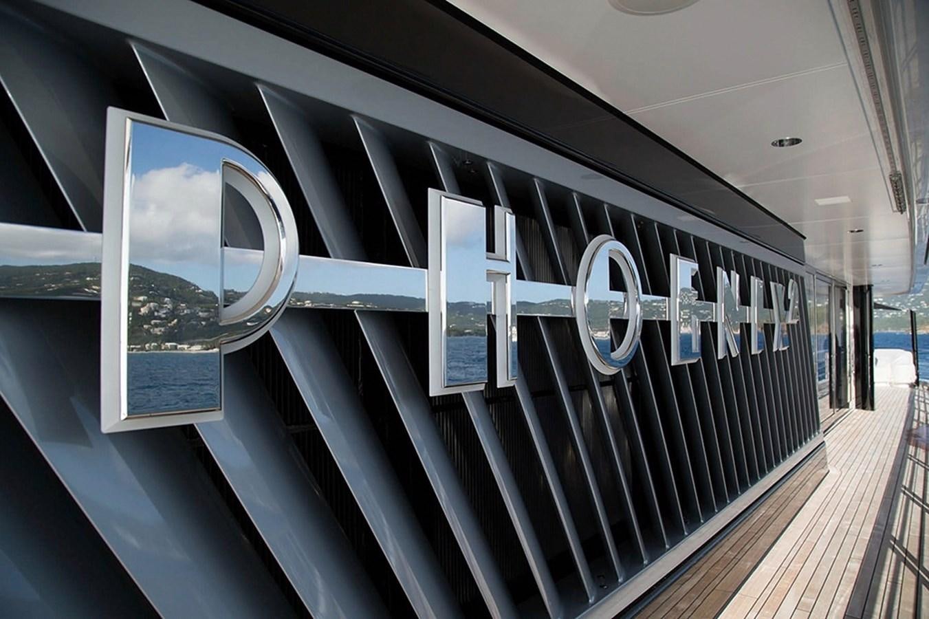 a train with a large display aboard PHOENIX 2 Yacht for Sale