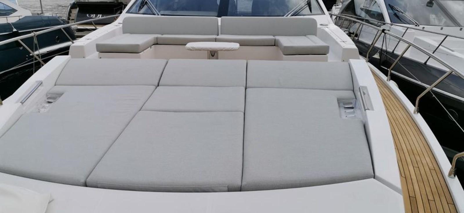 the front of a boat aboard GOLDINIA Yacht for Sale