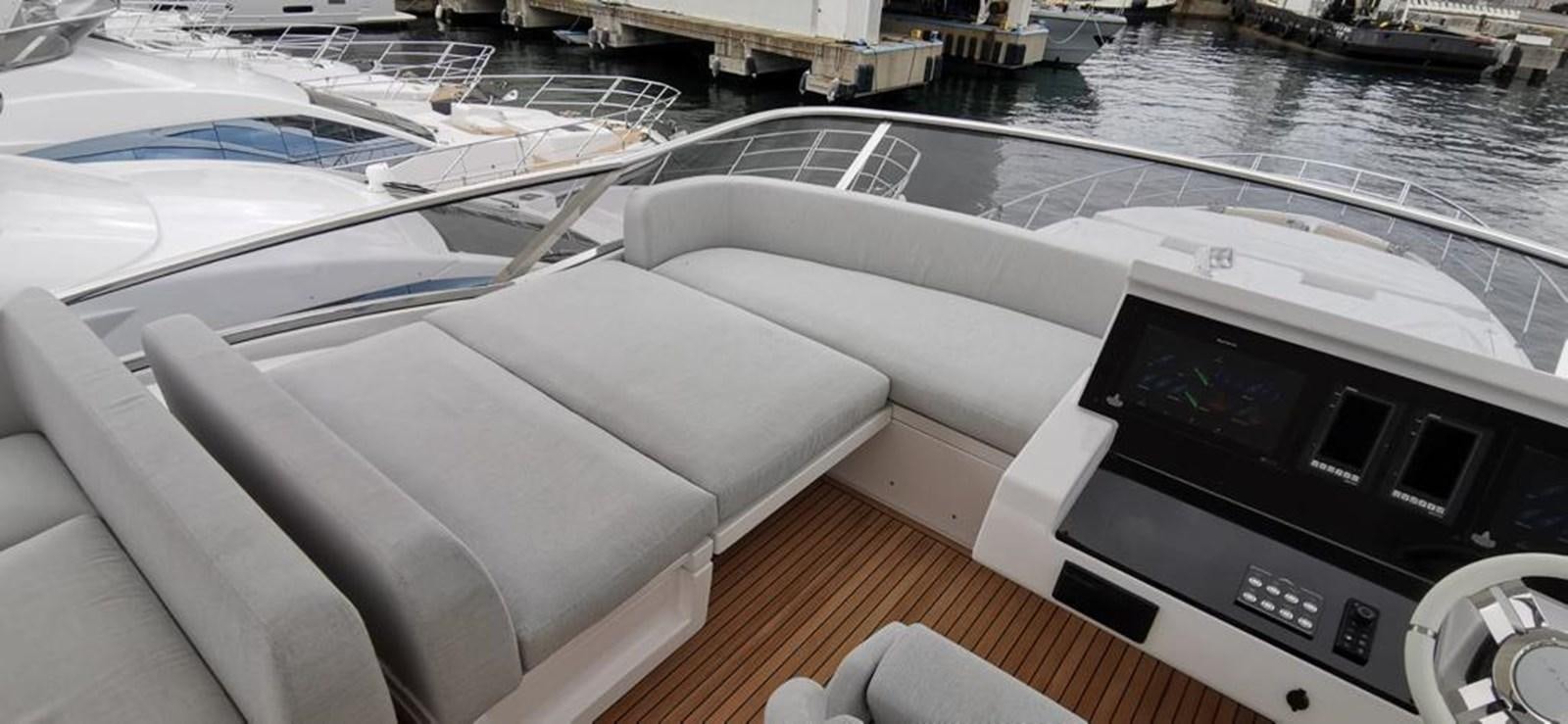 the inside of a boat aboard GOLDINIA Yacht for Sale