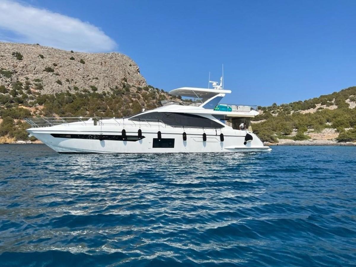 a boat in the water aboard GOLDINIA Yacht for Sale