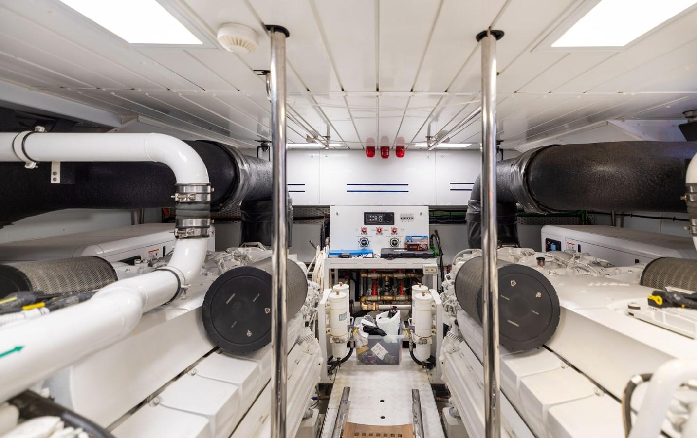 a room with machines and equipment aboard VITTORIA I Yacht for Sale