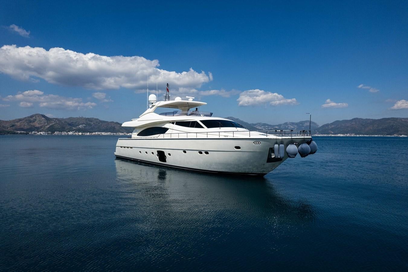 a white yacht in the water aboard DAY DREAM Yacht for Sale