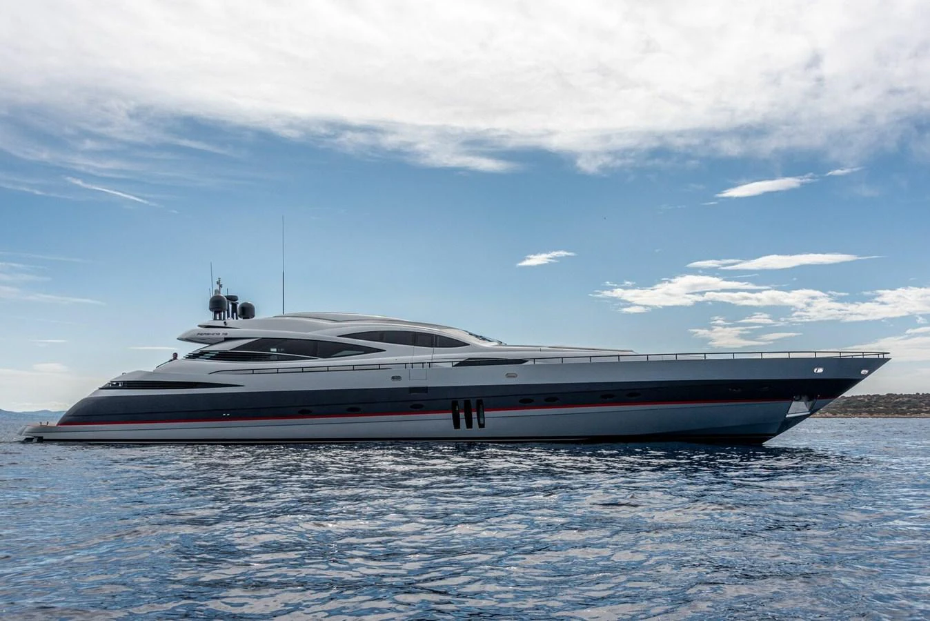 a boat on the water aboard REBOOT Yacht for Sale
