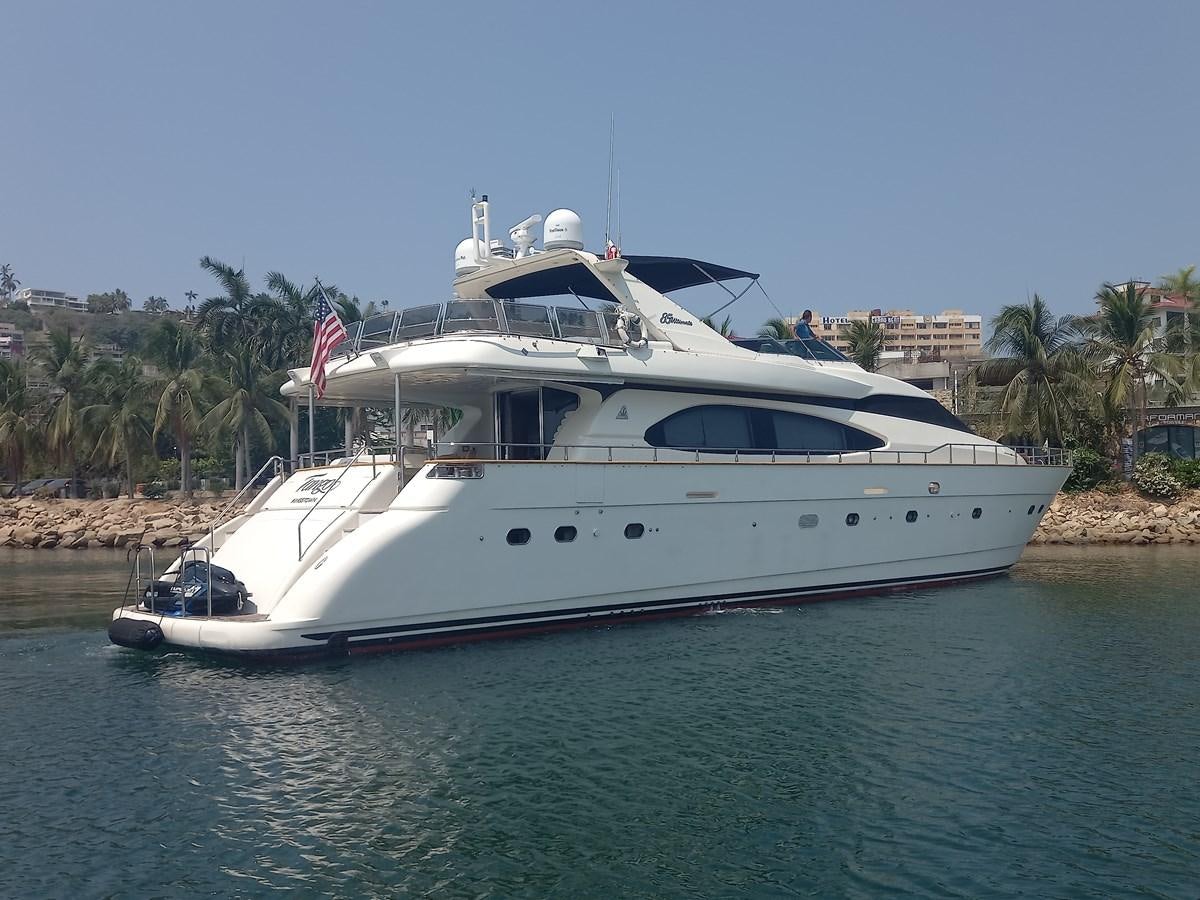 a boat on the water aboard TANGO - 2003 AZIMUT 85 ULTIMATE @ ACAPULCO Yacht for Sale