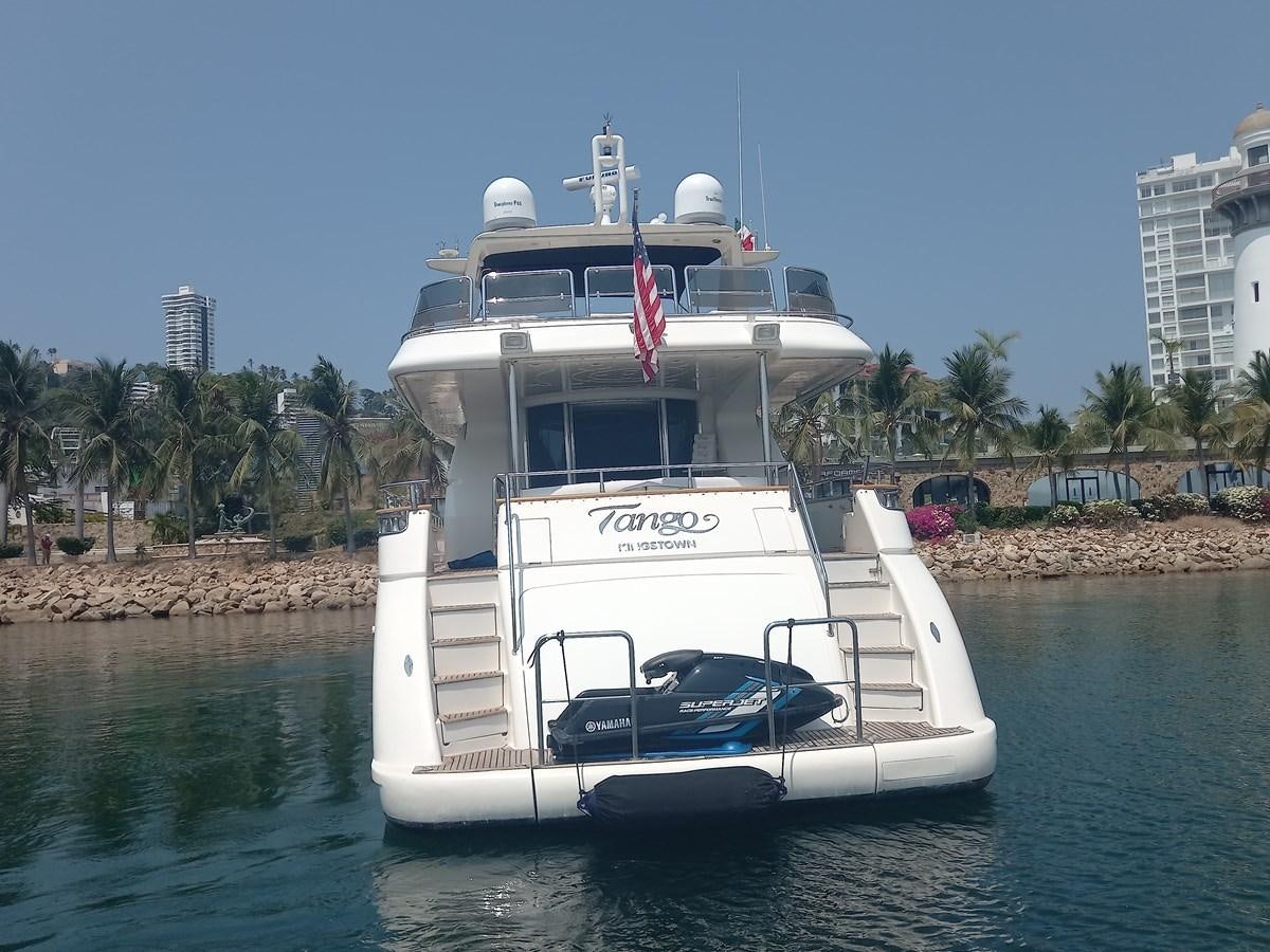 a boat on the water aboard TANGO - 2003 AZIMUT 85 ULTIMATE @ ACAPULCO Yacht for Sale