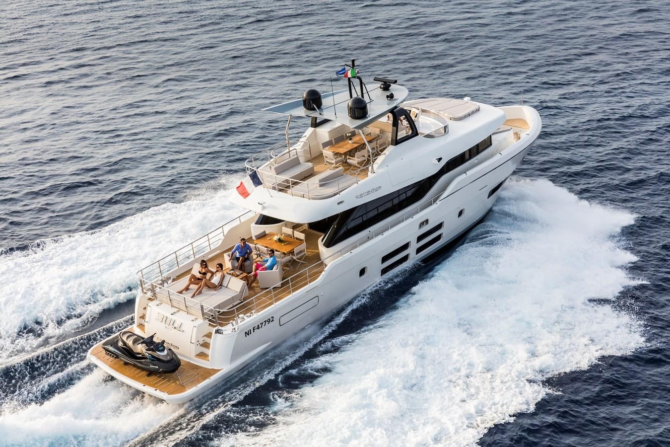 a boat on the water aboard NEW OCEANIC 76/81 GT Yacht for Sale