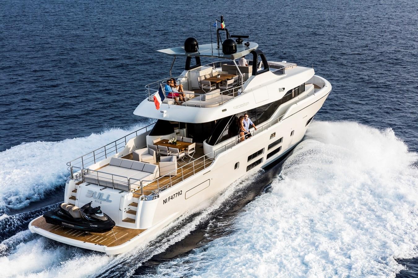 a boat on the water aboard NEW OCEANIC 76/81 GT Yacht for Sale