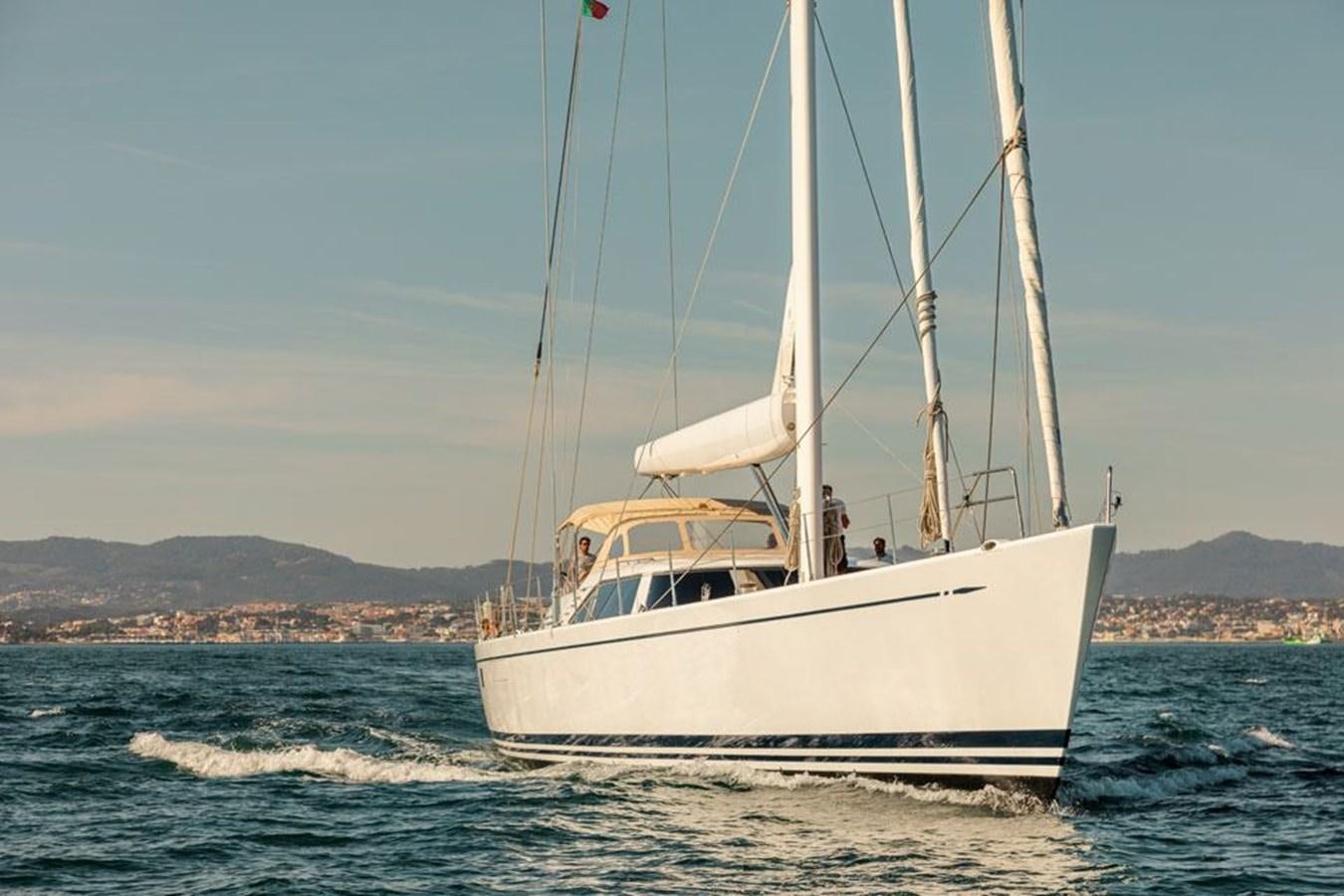 a sailboat on the water aboard PAULINE AF SKANOR Yacht for Sale