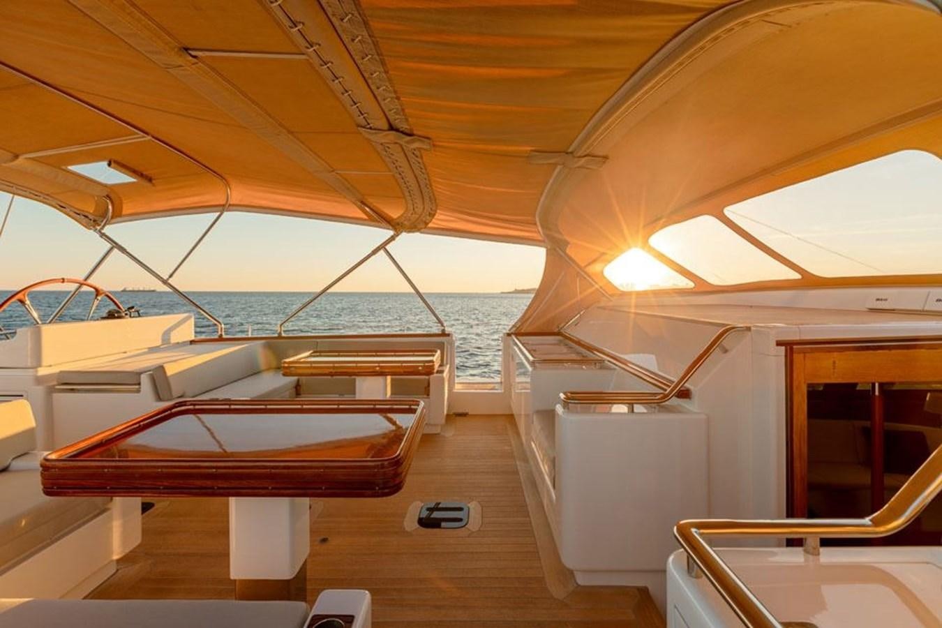 a boat on a dock aboard PAULINE AF SKANOR Yacht for Sale