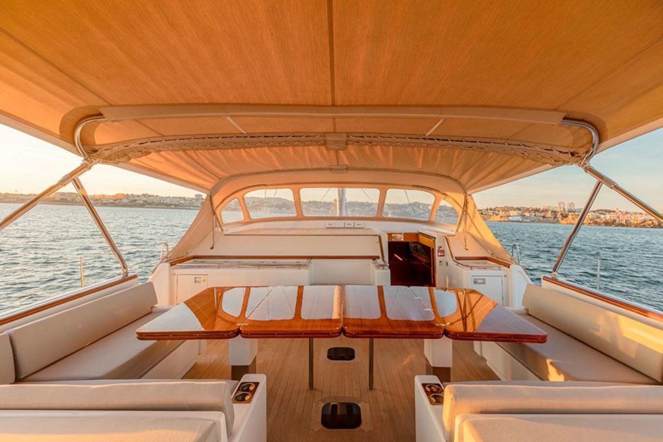a boat on the water aboard PAULINE AF SKANOR Yacht for Sale