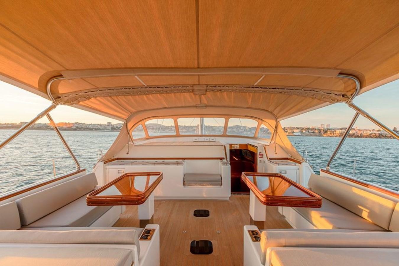 a boat on the water aboard PAULINE AF SKANOR Yacht for Sale