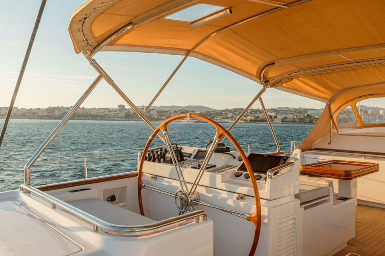 a boat on the water aboard PAULINE AF SKANOR Yacht for Sale