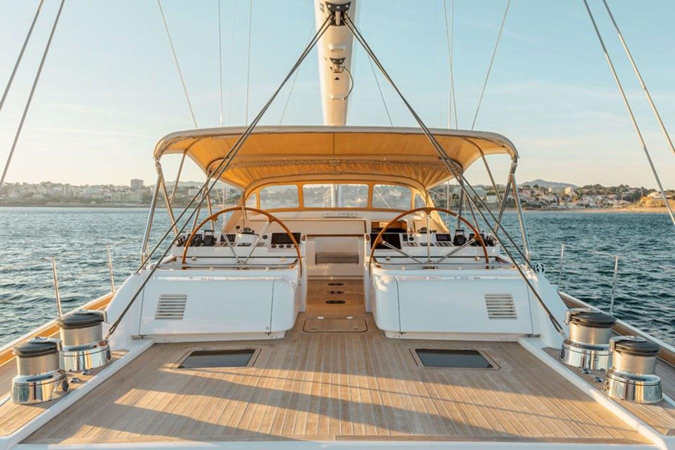 a boat on the water aboard PAULINE AF SKANOR Yacht for Sale