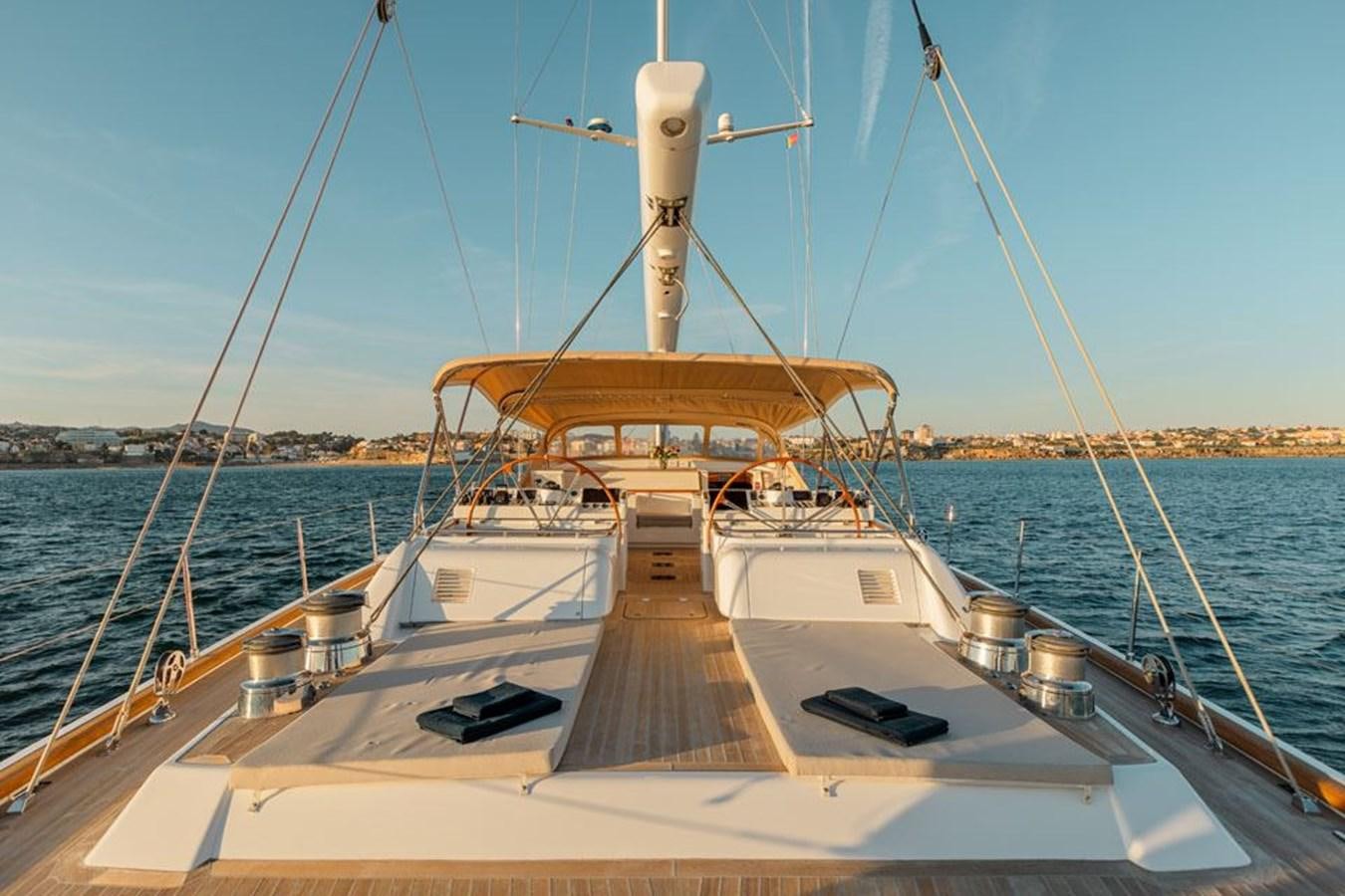 a boat on the water aboard PAULINE AF SKANOR Yacht for Sale