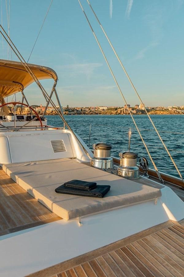 a boat on the water aboard PAULINE AF SKANOR Yacht for Sale