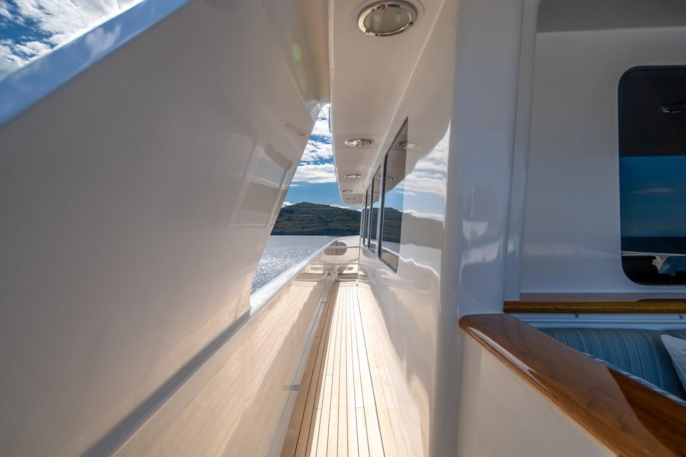 a boat on the water aboard SEA FALCON II Yacht for Sale