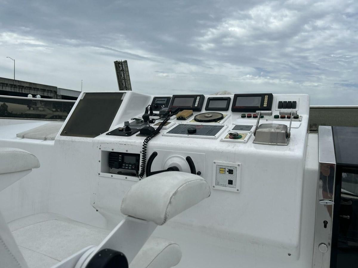 a view of the cockpit of a plane aboard MARGAUX Yacht for Sale