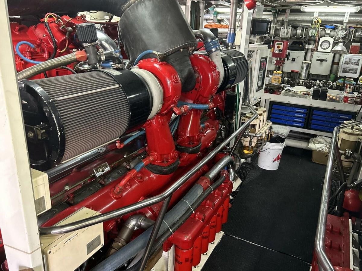 a machine in a shop aboard MARGAUX Yacht for Sale