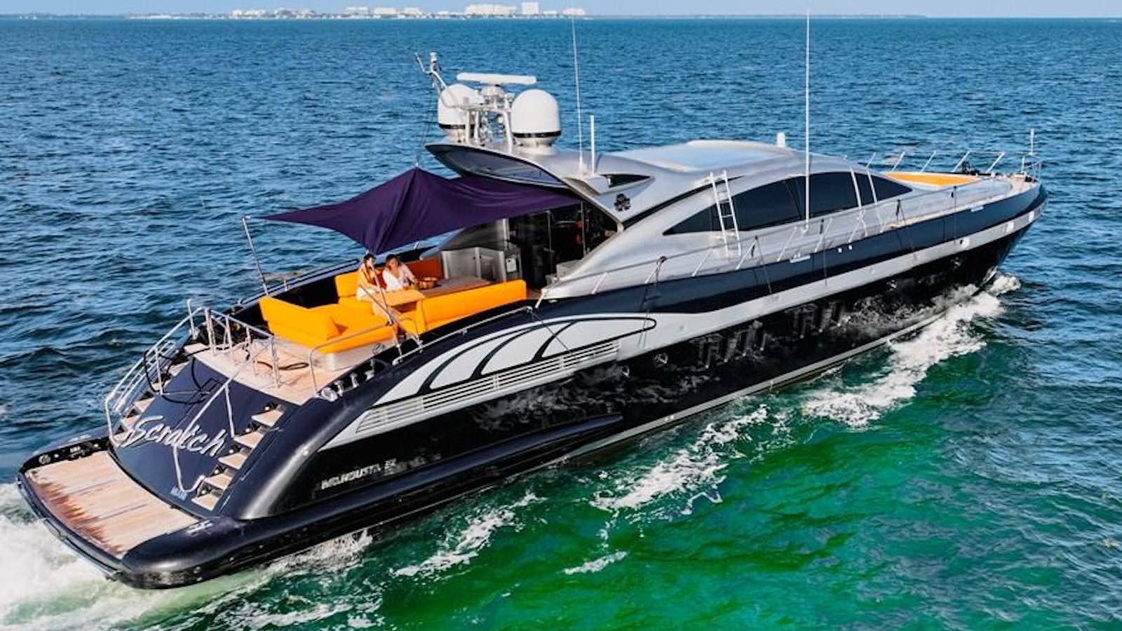 a boat on the water aboard SCRATCH Yacht for Sale