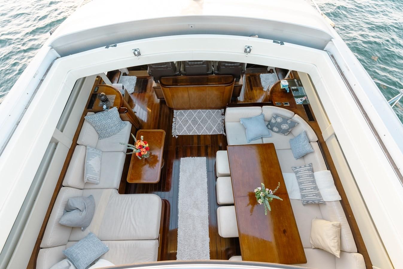 the inside of a boat aboard SCRATCH Yacht for Sale
