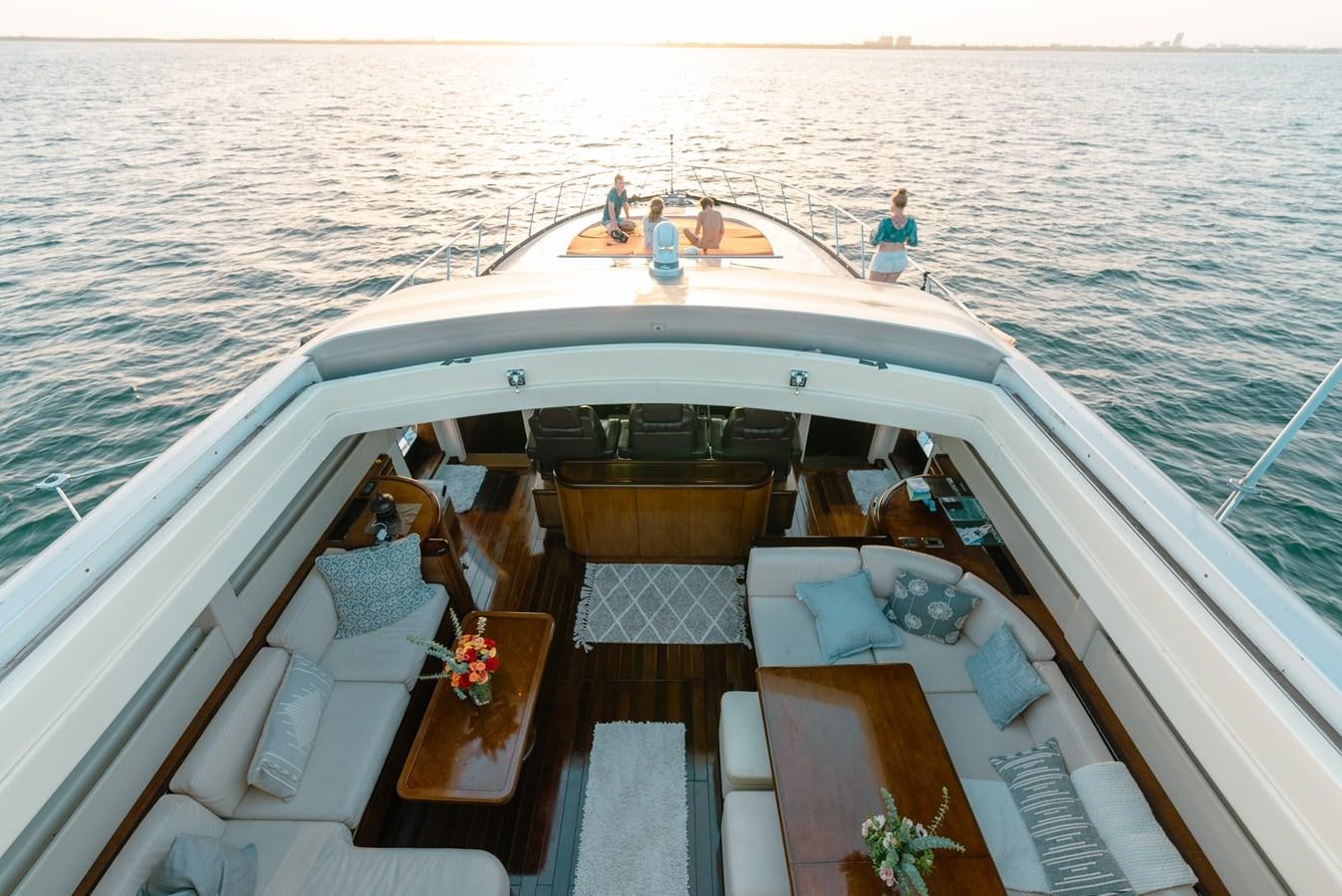 a boat with people on it aboard SCRATCH Yacht for Sale