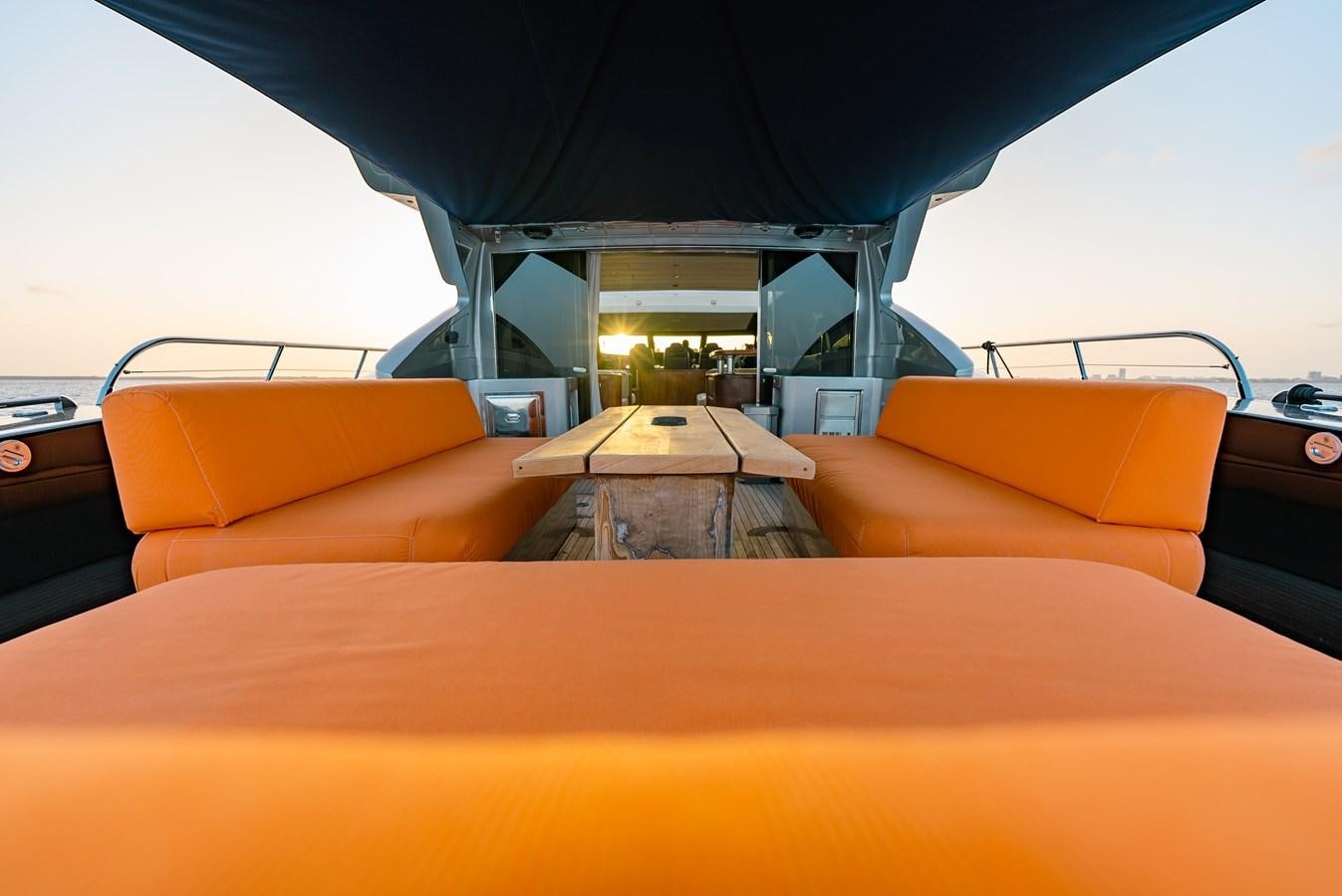 the inside of a vehicle aboard SCRATCH Yacht for Sale