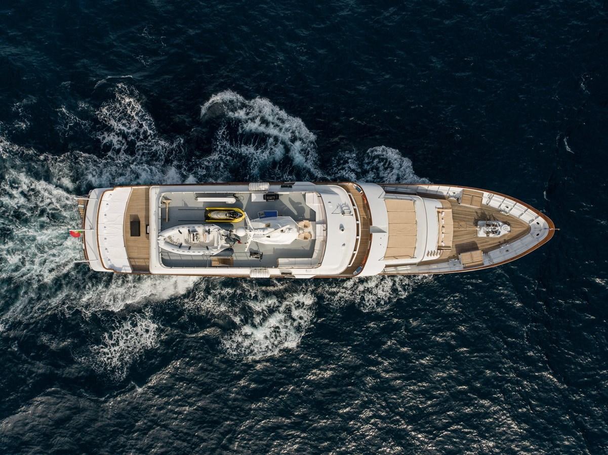 a space ship in space aboard GIN TONIC Yacht for Sale