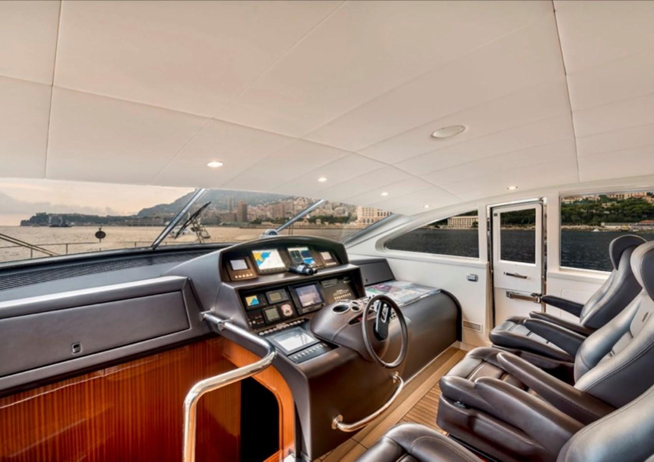 inside of a car aboard LEOPARD 27M Yacht for Sale