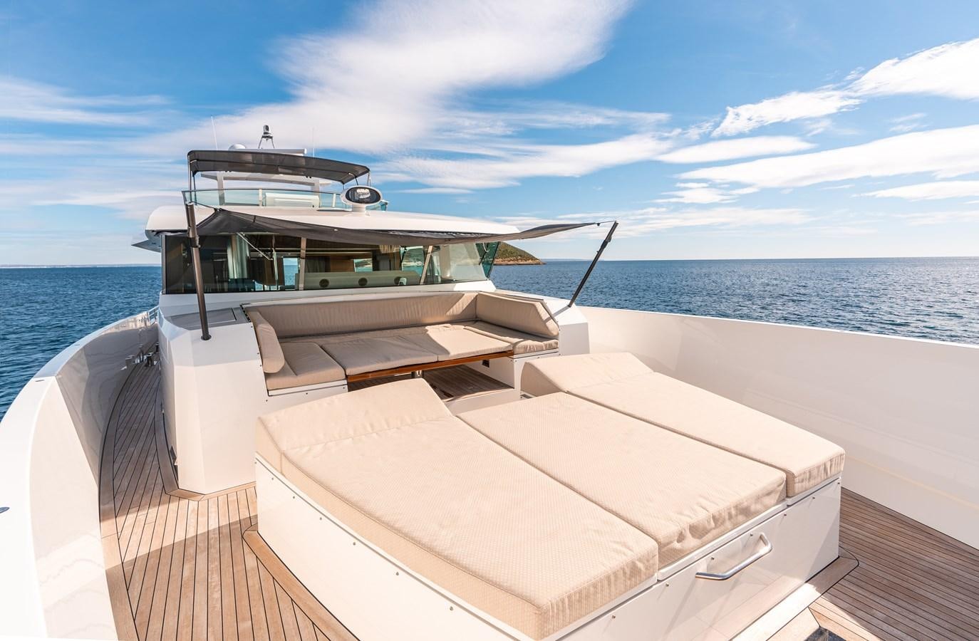 a boat on a boat aboard SHOCKWAVE Yacht for Sale