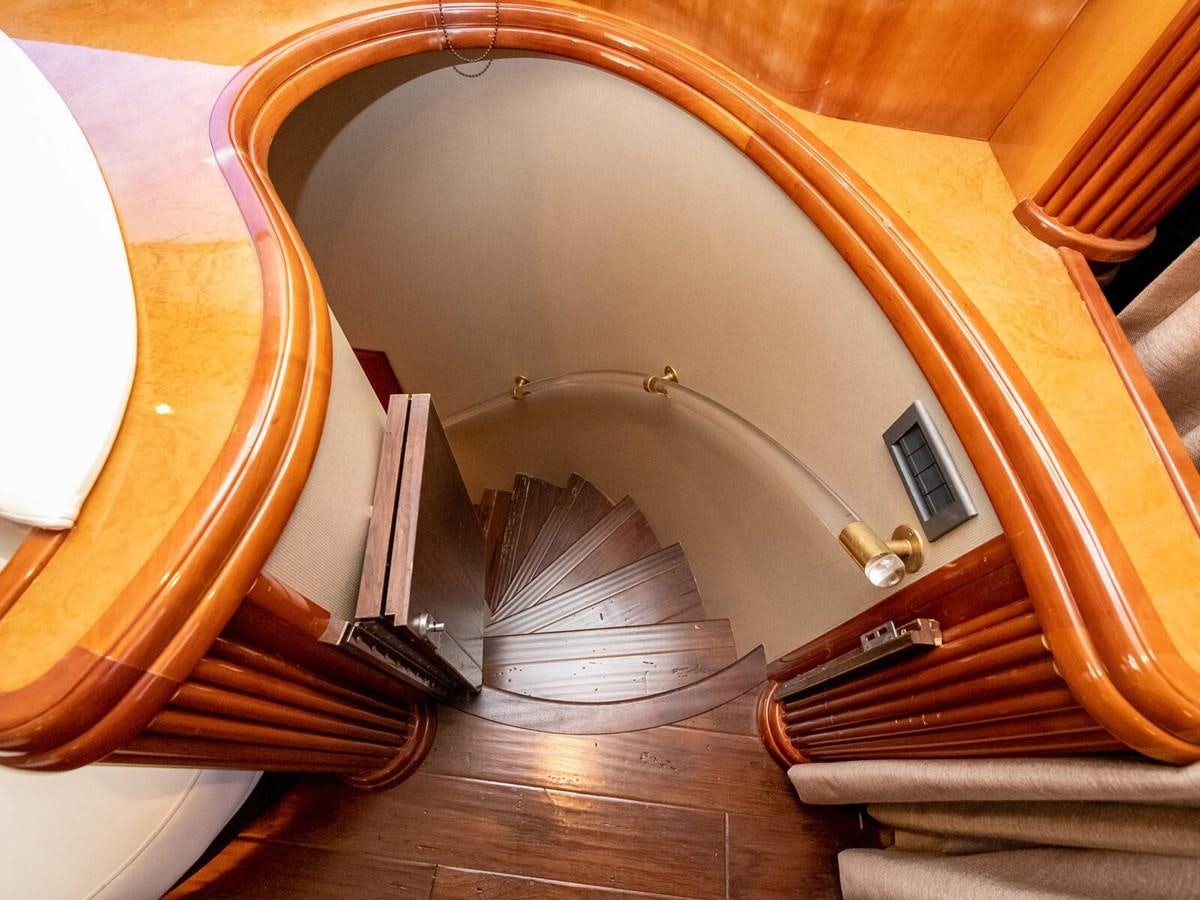 a mirror on a table aboard NUEVA OLA Yacht for Sale