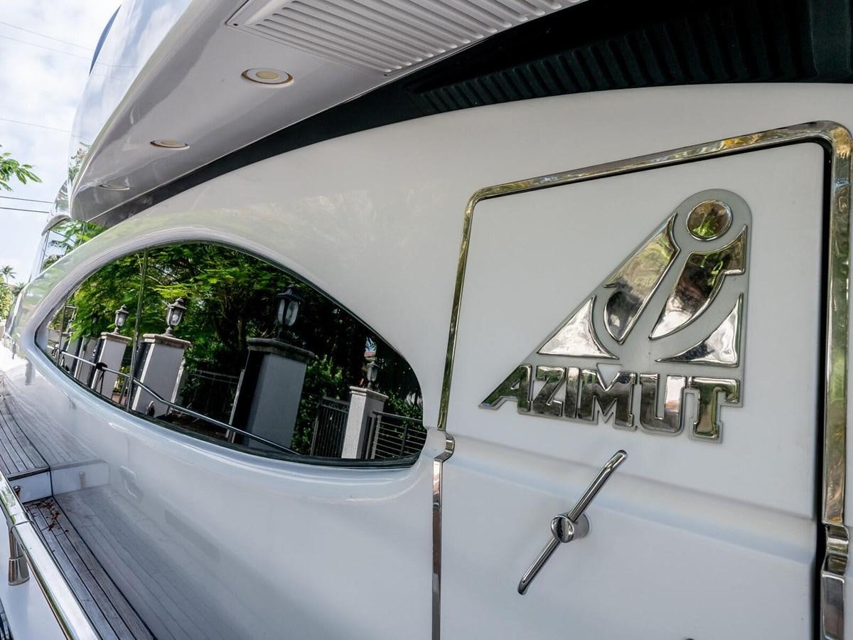 the front of a white vehicle aboard NUEVA OLA Yacht for Sale