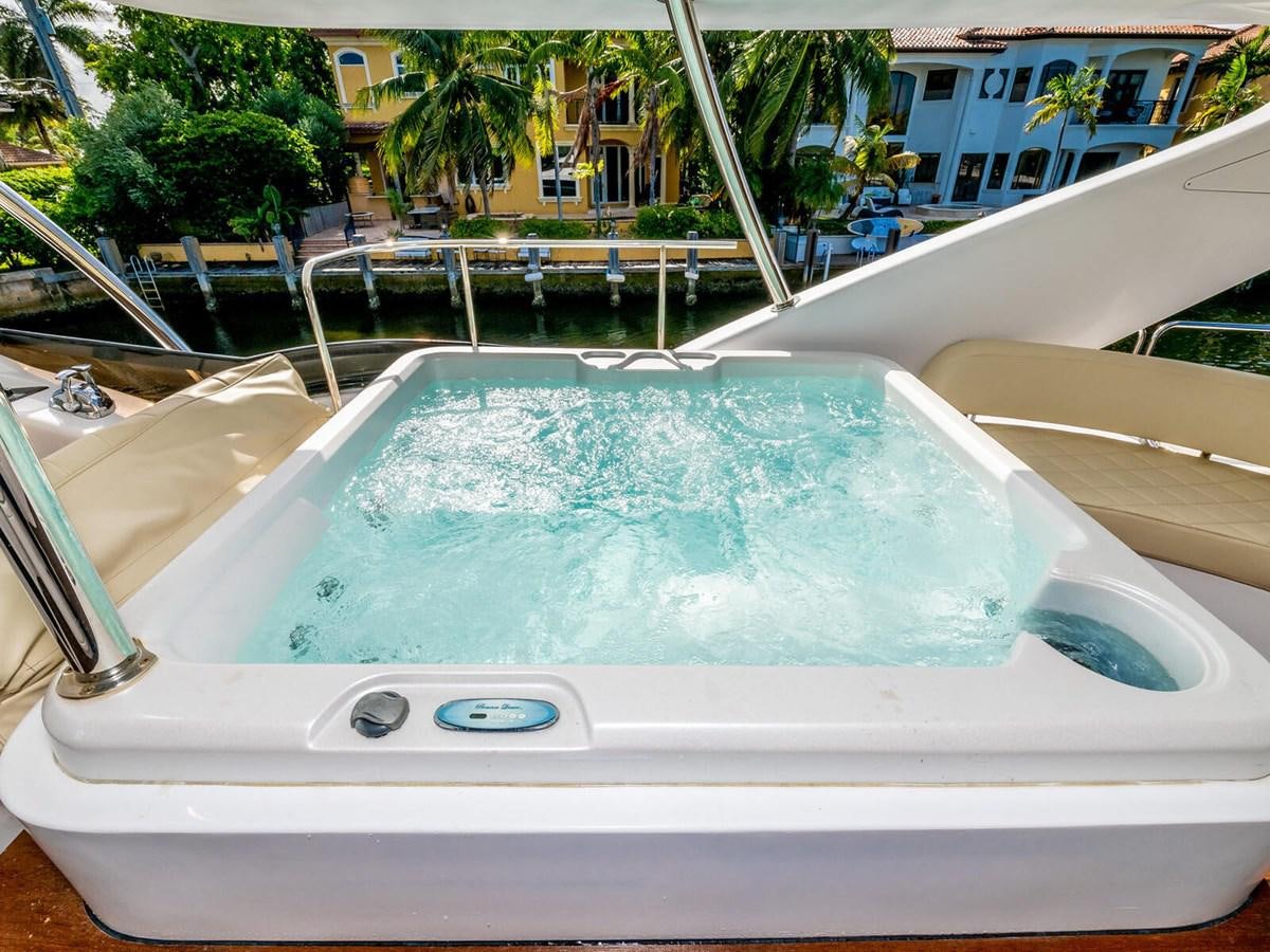 a pool on a boat aboard NUEVA OLA Yacht for Sale