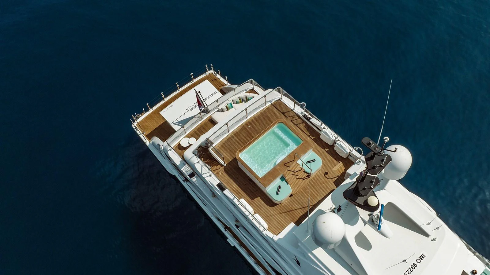 a space shuttle in the sky aboard SEAGULL MRD Yacht for Sale