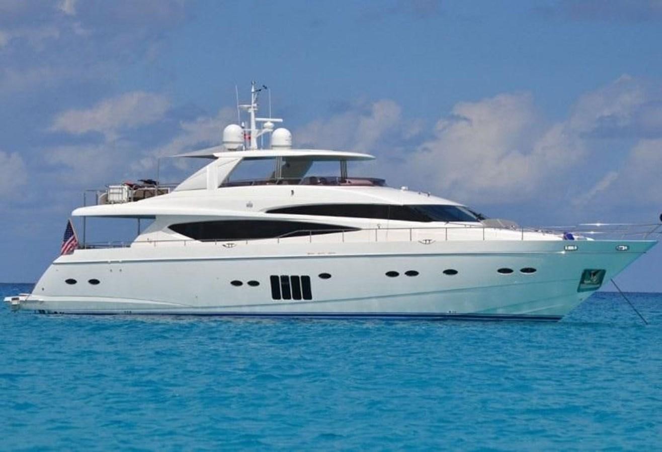 a white yacht in the water aboard PRINCESS 95 Yacht for Sale