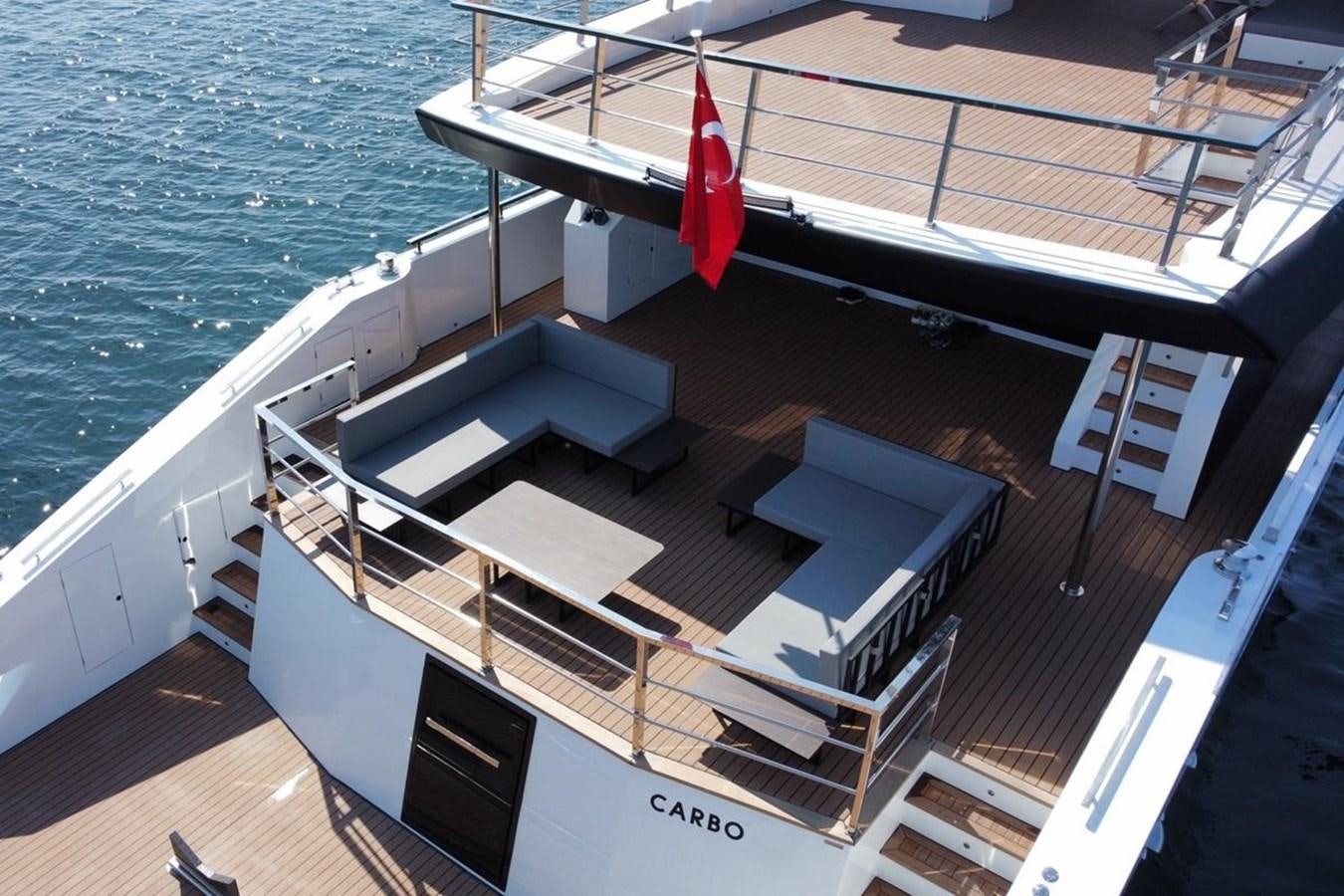 a boat on the water aboard CARBO Yacht for Sale