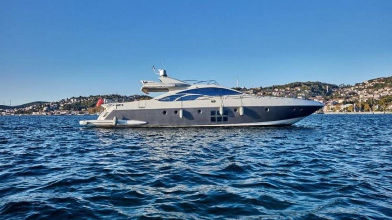 a boat in the water aboard AZIMUT 98 Yacht for Sale