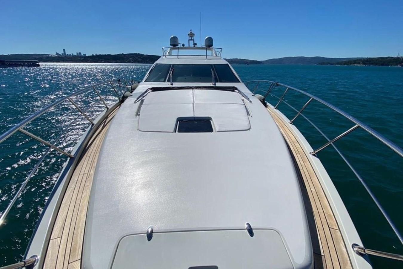 a boat on the water aboard AZIMUT 98 Yacht for Sale