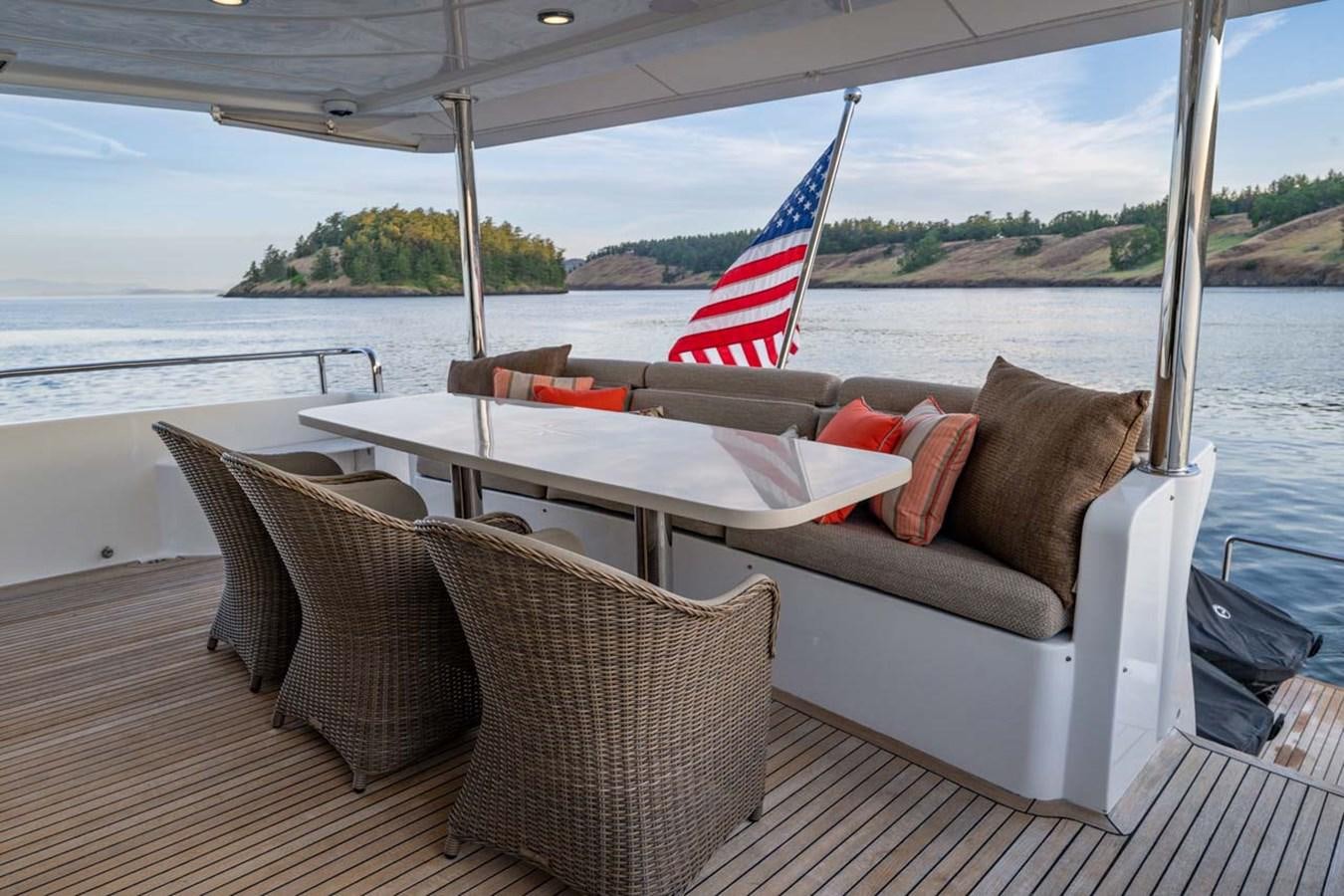 a boat on the water aboard BELLA SOGNO Yacht for Sale