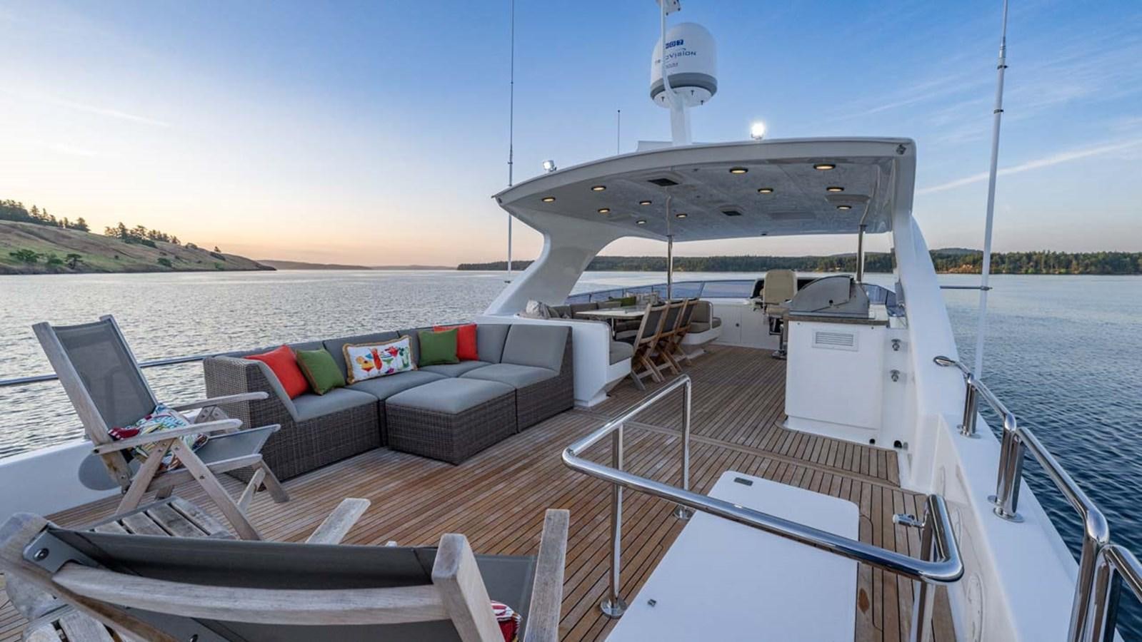 a boat on the water aboard BELLA SOGNO Yacht for Sale