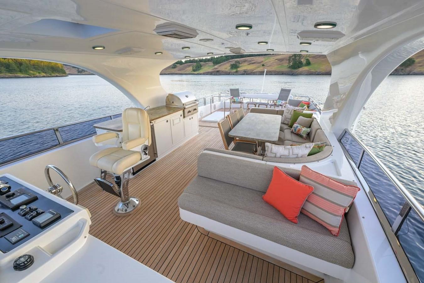 a boat on the water aboard BELLA SOGNO Yacht for Sale