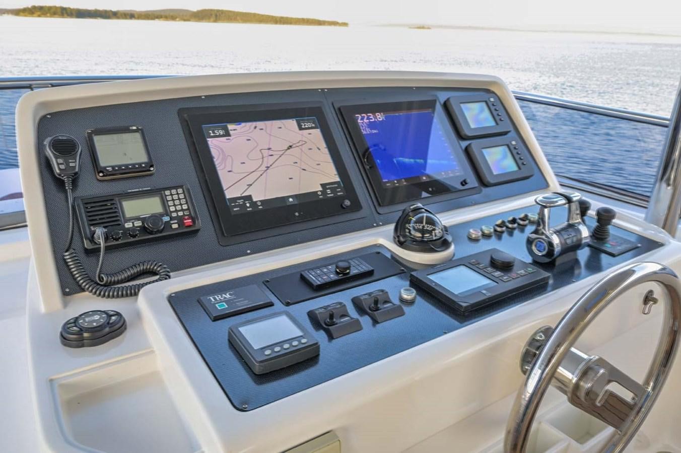 the inside of a boat aboard BELLA SOGNO Yacht for Sale